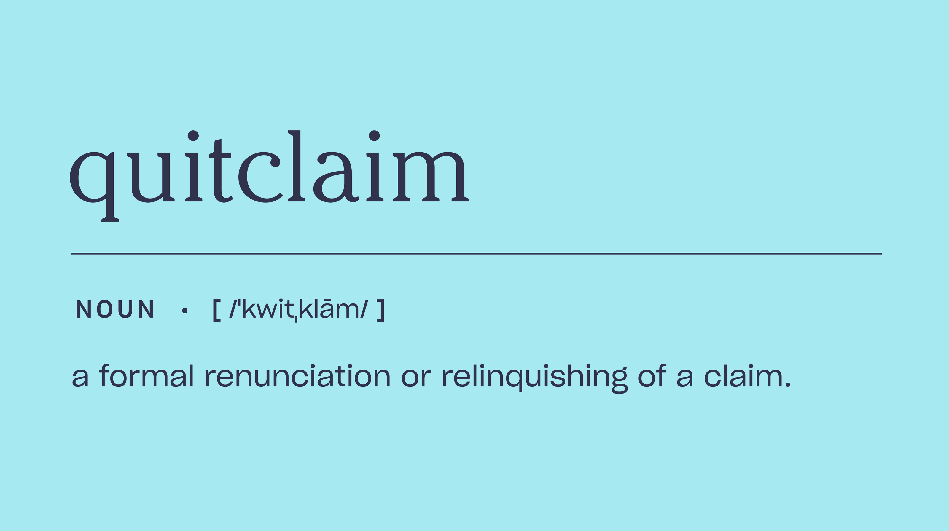 What Is a Quitclaim Deed? Meaning and Examples Orchard